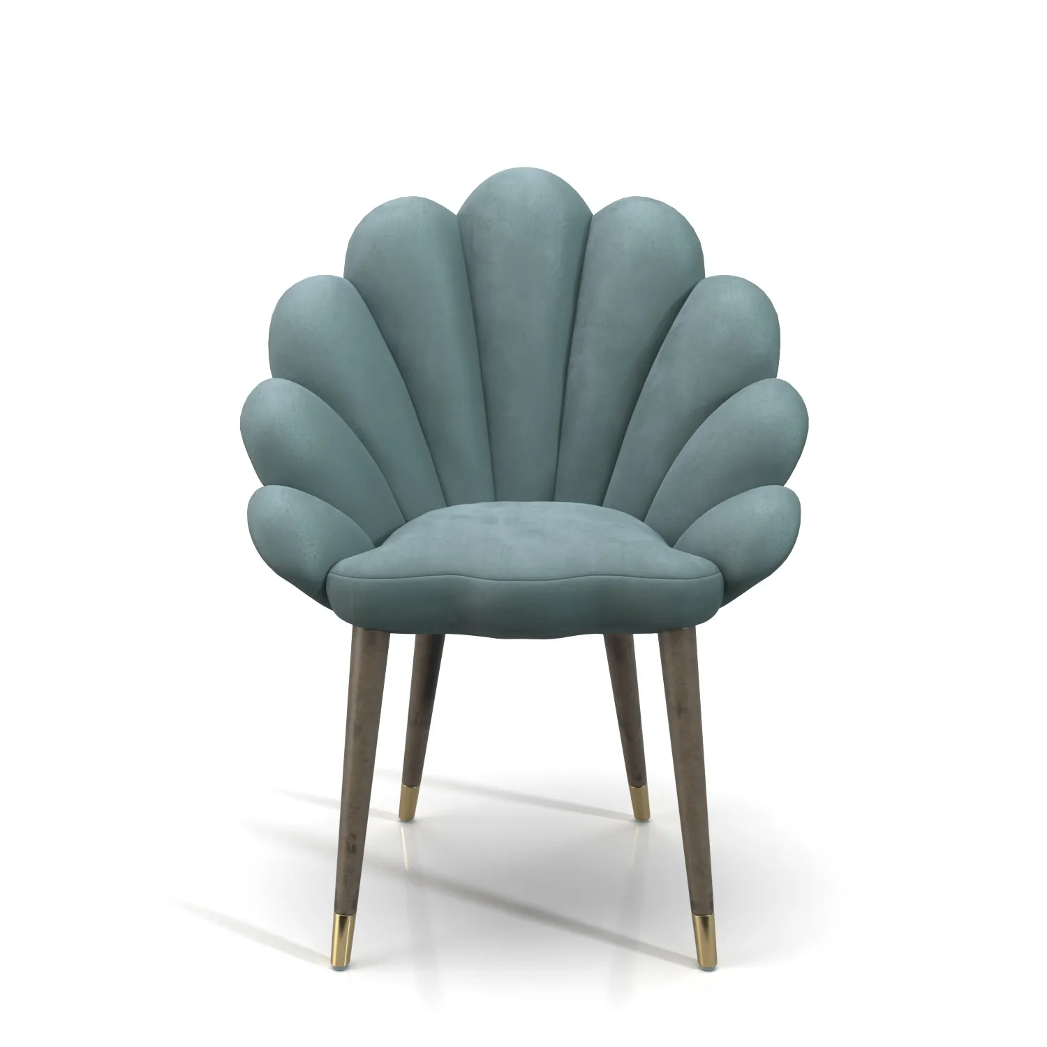 Velvet Peacock Counter Stool PBR 3D Model_04